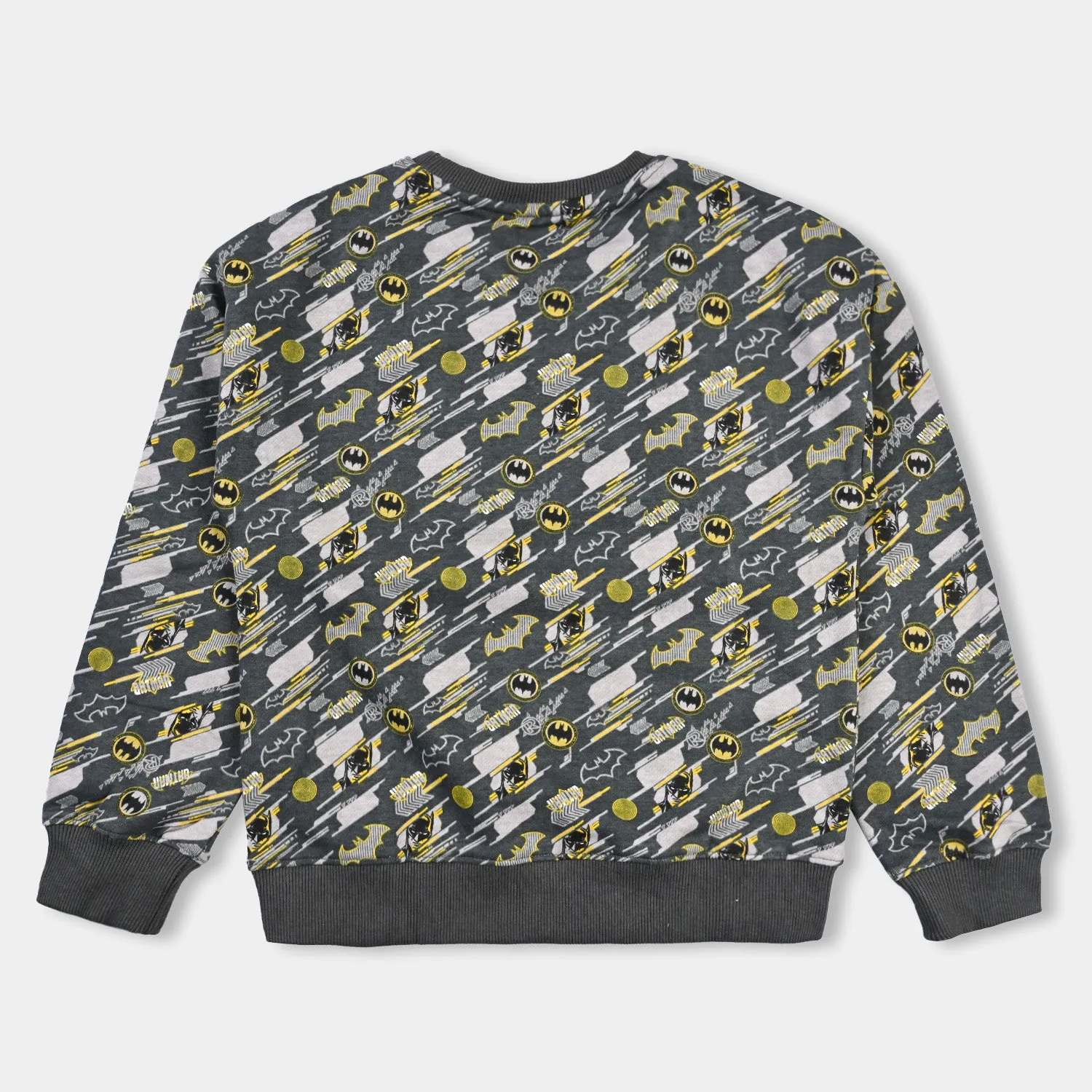 Boys Fleece Sweatshirt -Grey Metal