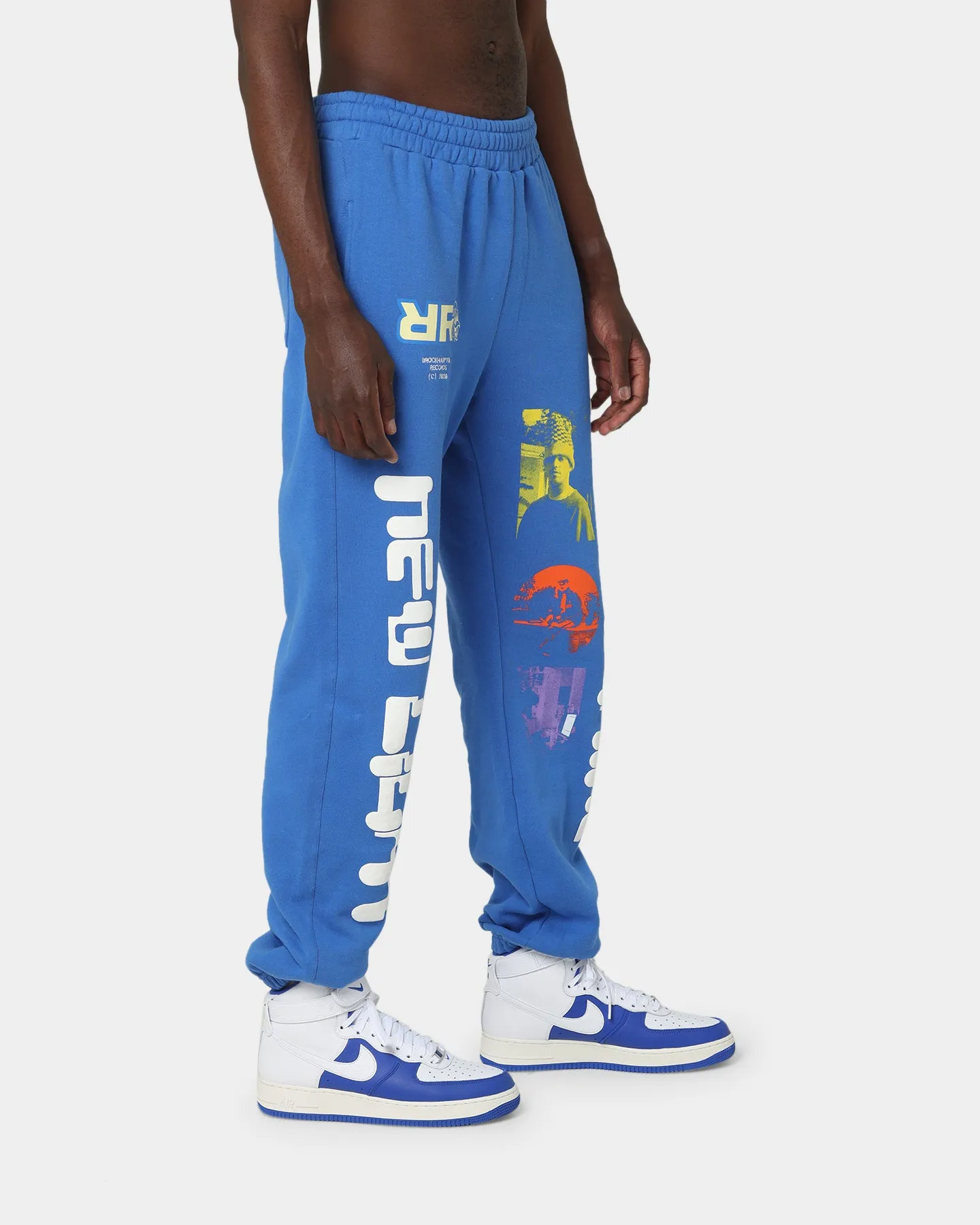 Brockhampton New Machine Sweat Pants Royal Blue