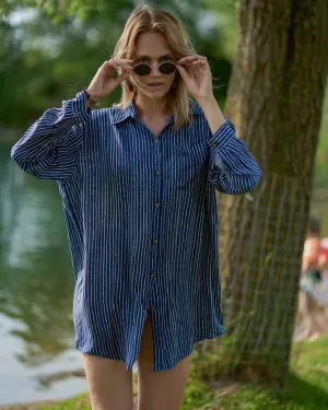 Button Down Sexy Swim Cover Up Shirts Bikini