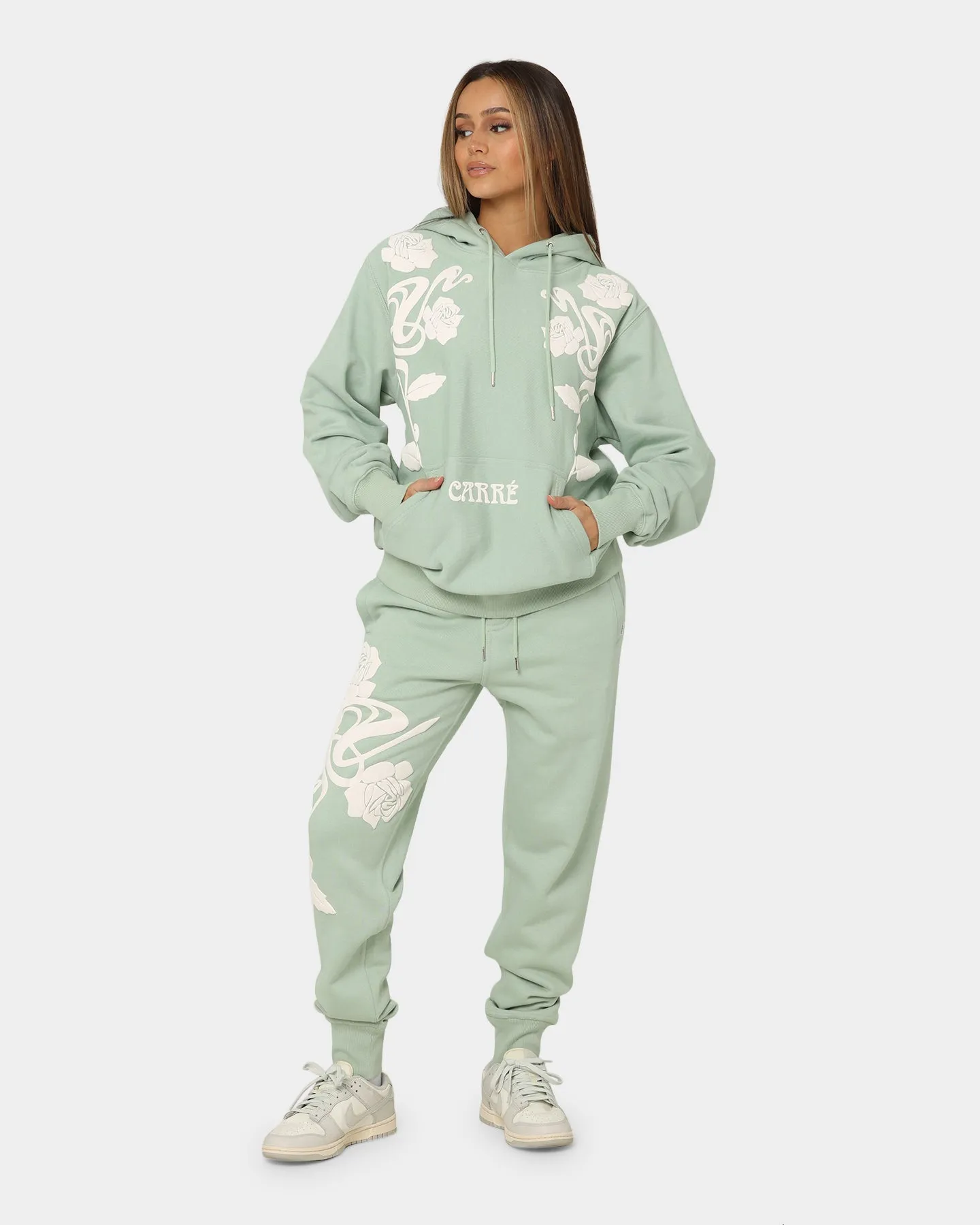 Carre Tourbillion Sweat Pants Sage