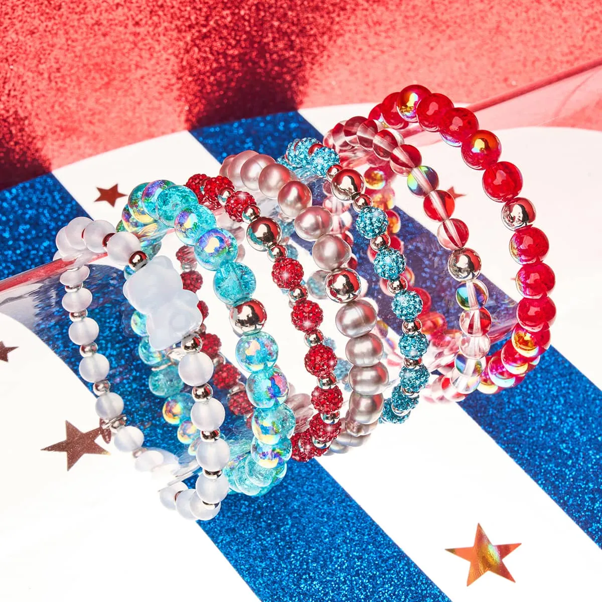 Cherry Sparkle | Crystal Kikiballa Bracelet