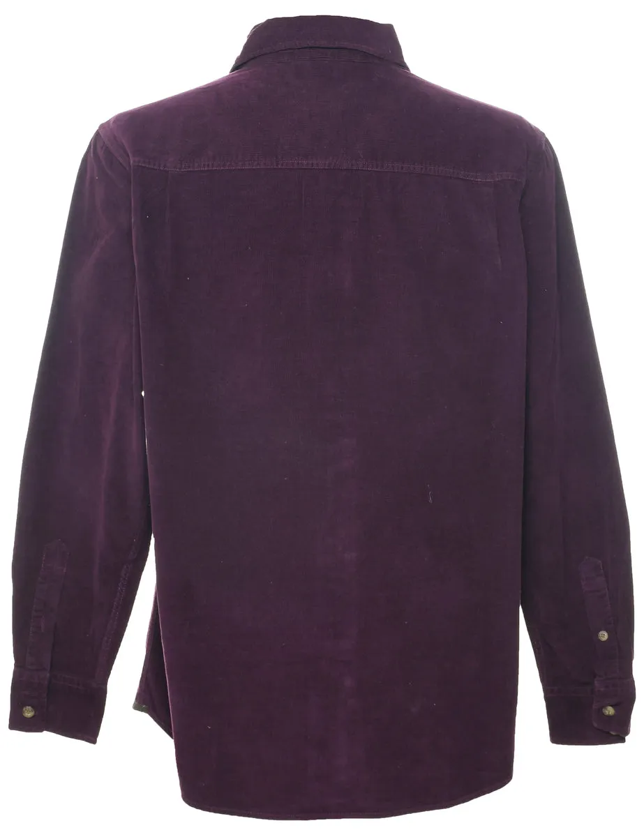 Corduroy Plum Shirt - M