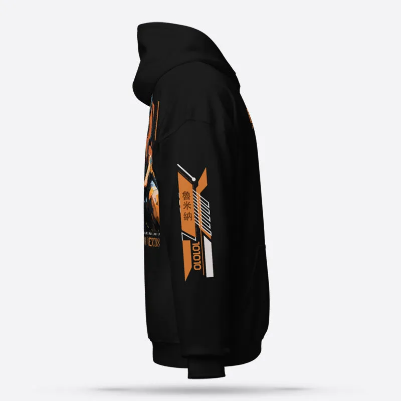 Cybernetic Cover-Up Pullover black Graphic Hoodie Premium