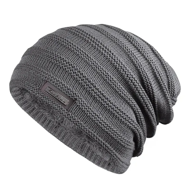 FASHION Fleece Lined Knit Beanie