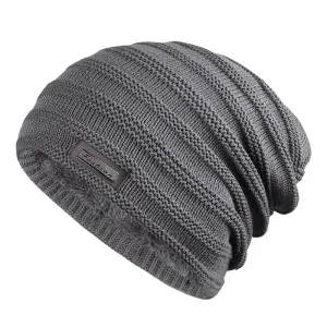 FASHION Fleece Lined Knit Beanie