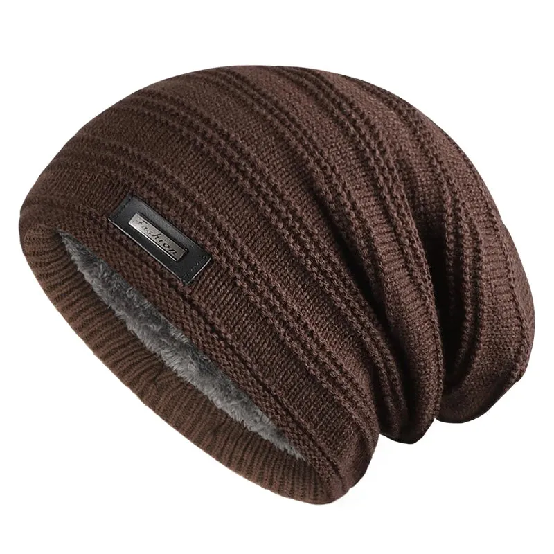 FASHION Fleece Lined Knit Beanie