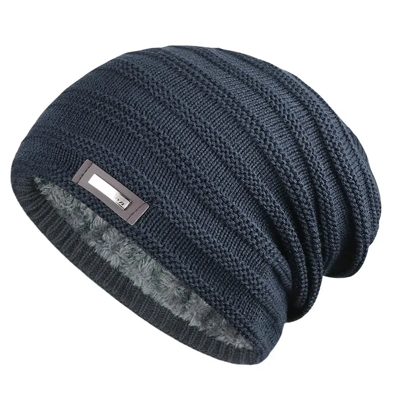 FASHION Fleece Lined Knit Beanie