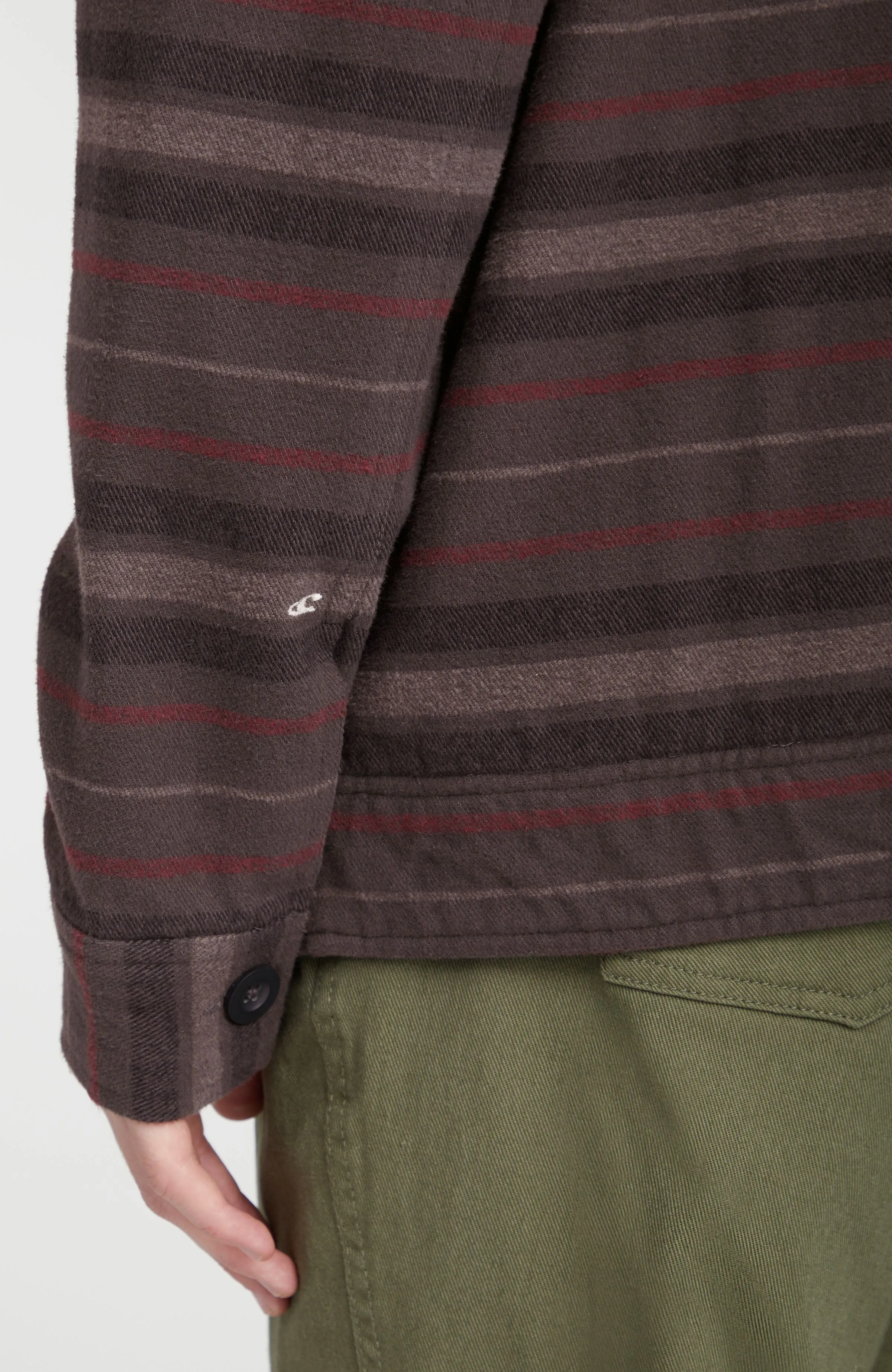 Fleece-Lined Jacket | Grey Crossover Stripe