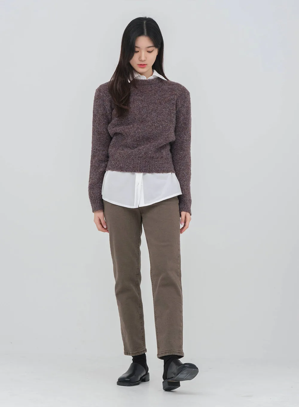 Fleece Lined Straight Leg Pants