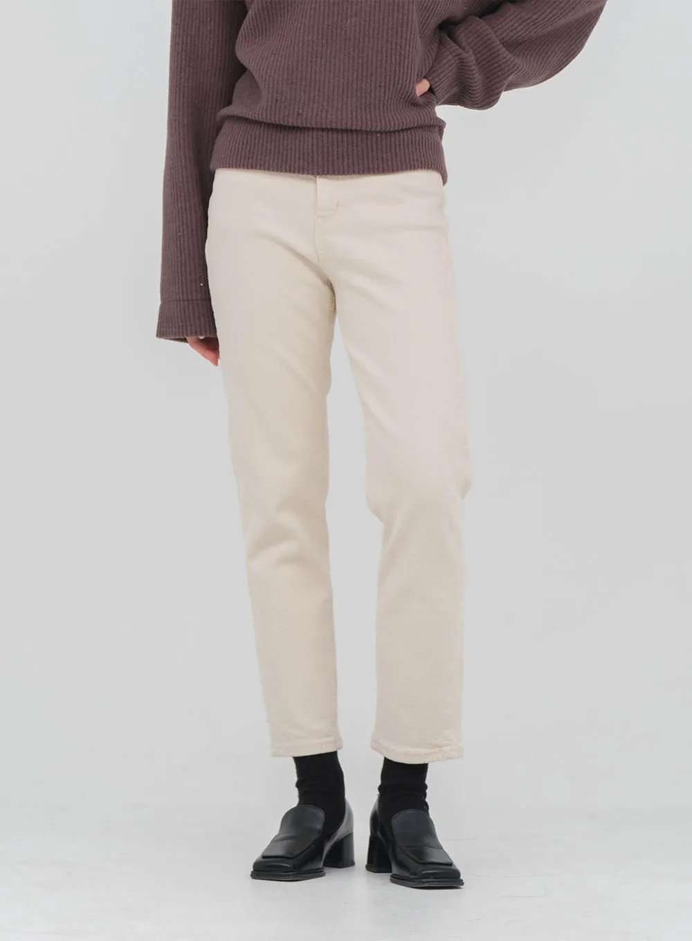 Fleece Lined Straight Leg Pants