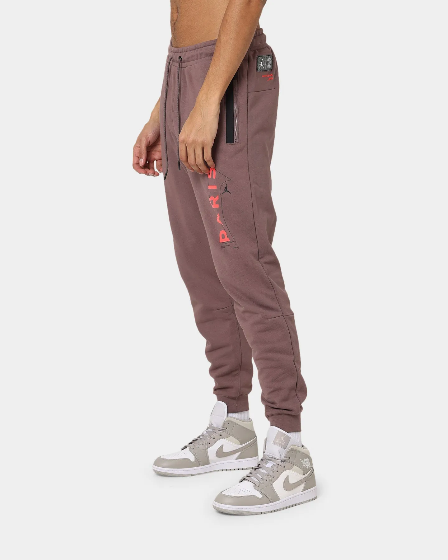 Jordan X Paris Saint-Germain Fleece Pants Plum Eclipse