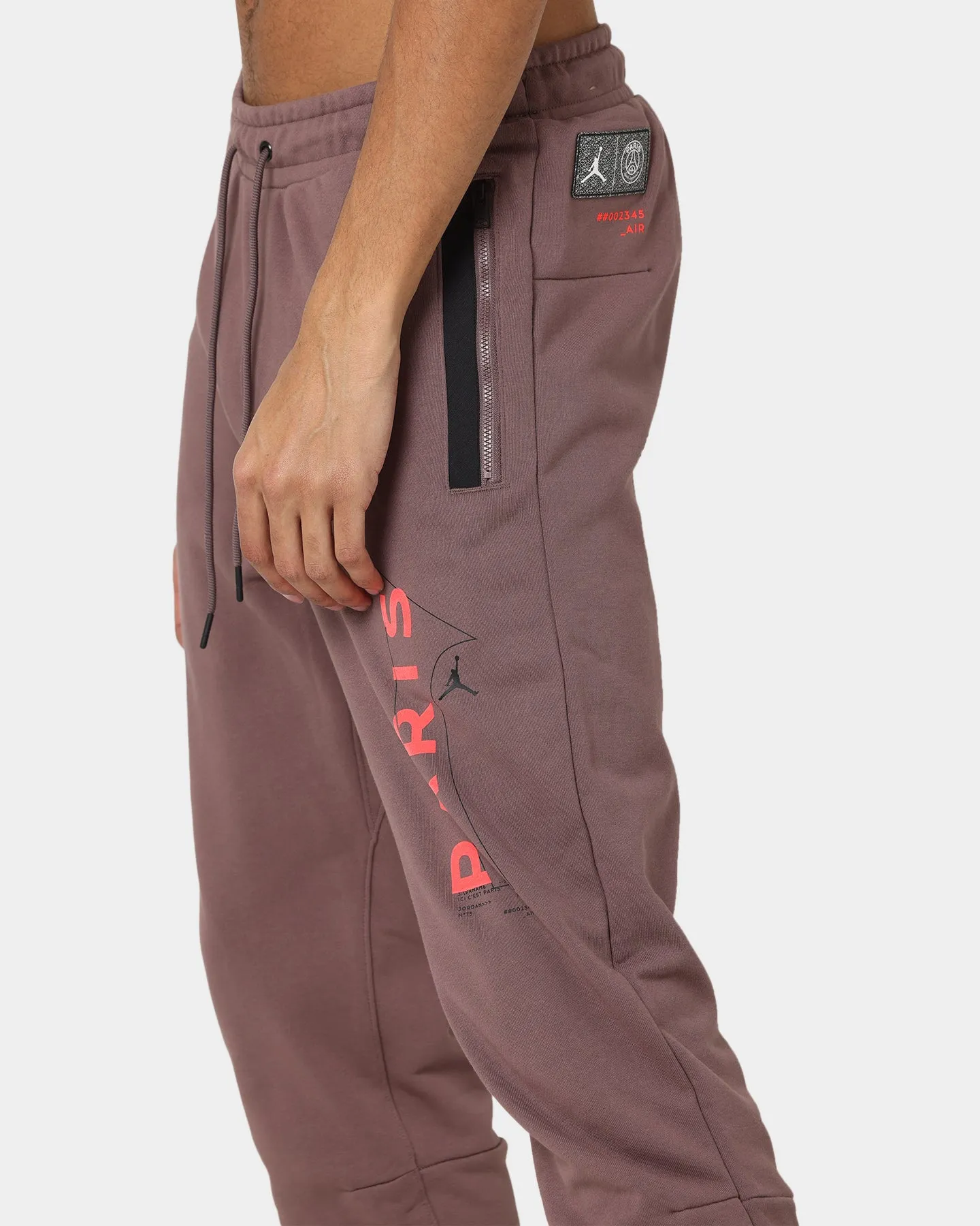 Jordan X Paris Saint-Germain Fleece Pants Plum Eclipse