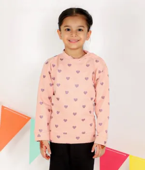 Little Shiny Hearts Kids Sweatshirt