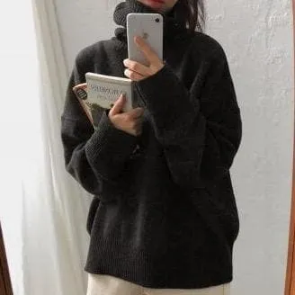 Longsleeved Sweater With Turtleneck