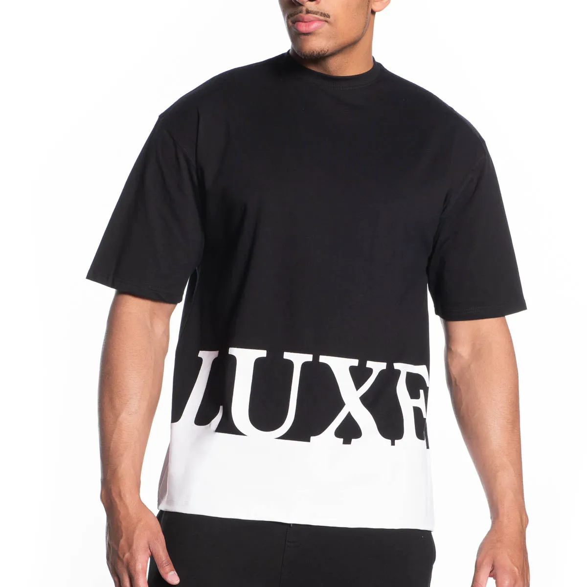 LUXE Hem Print T-Shirt