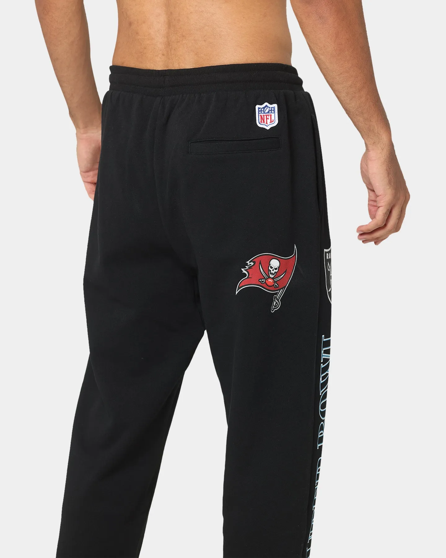 Majestic Athletic Las Vegas Raiders League Champ Track Pants Faded Black