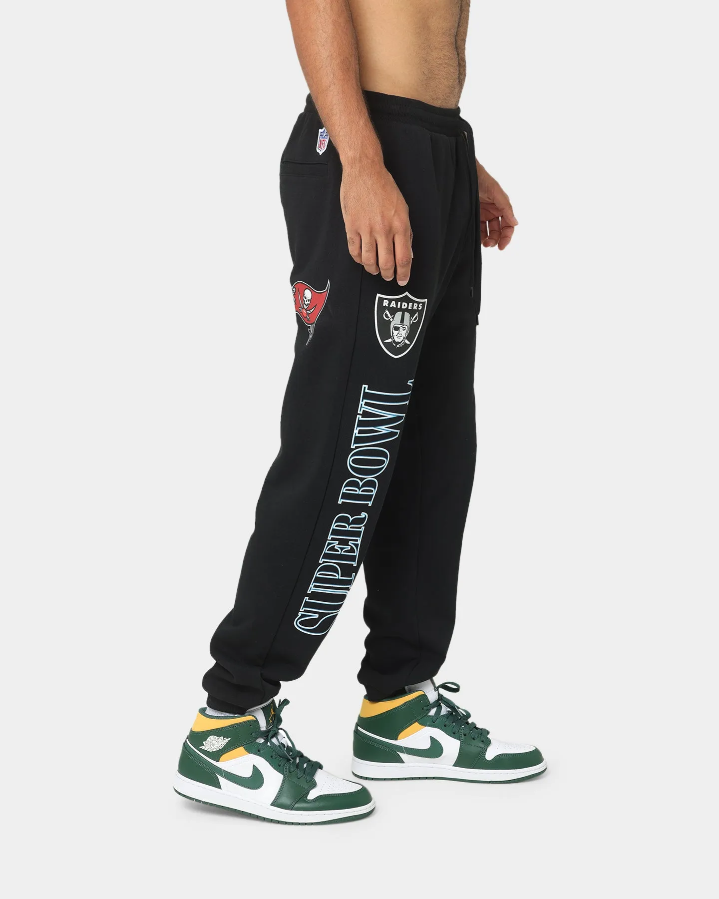 Majestic Athletic Las Vegas Raiders League Champ Track Pants Faded Black