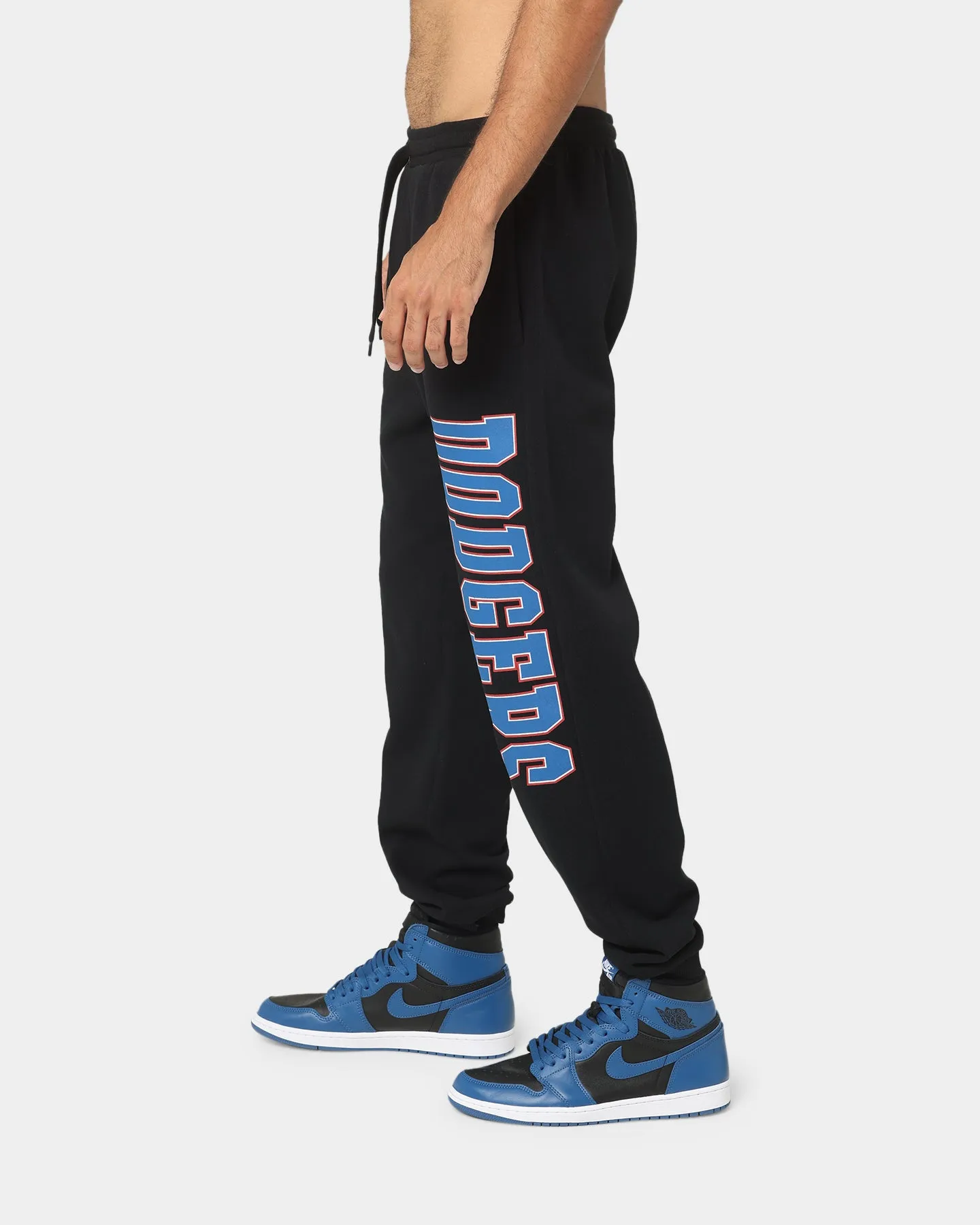 Majestic Athletic Los Angeles Dodgers Vintage Sports Arch Track Pants Faded Black