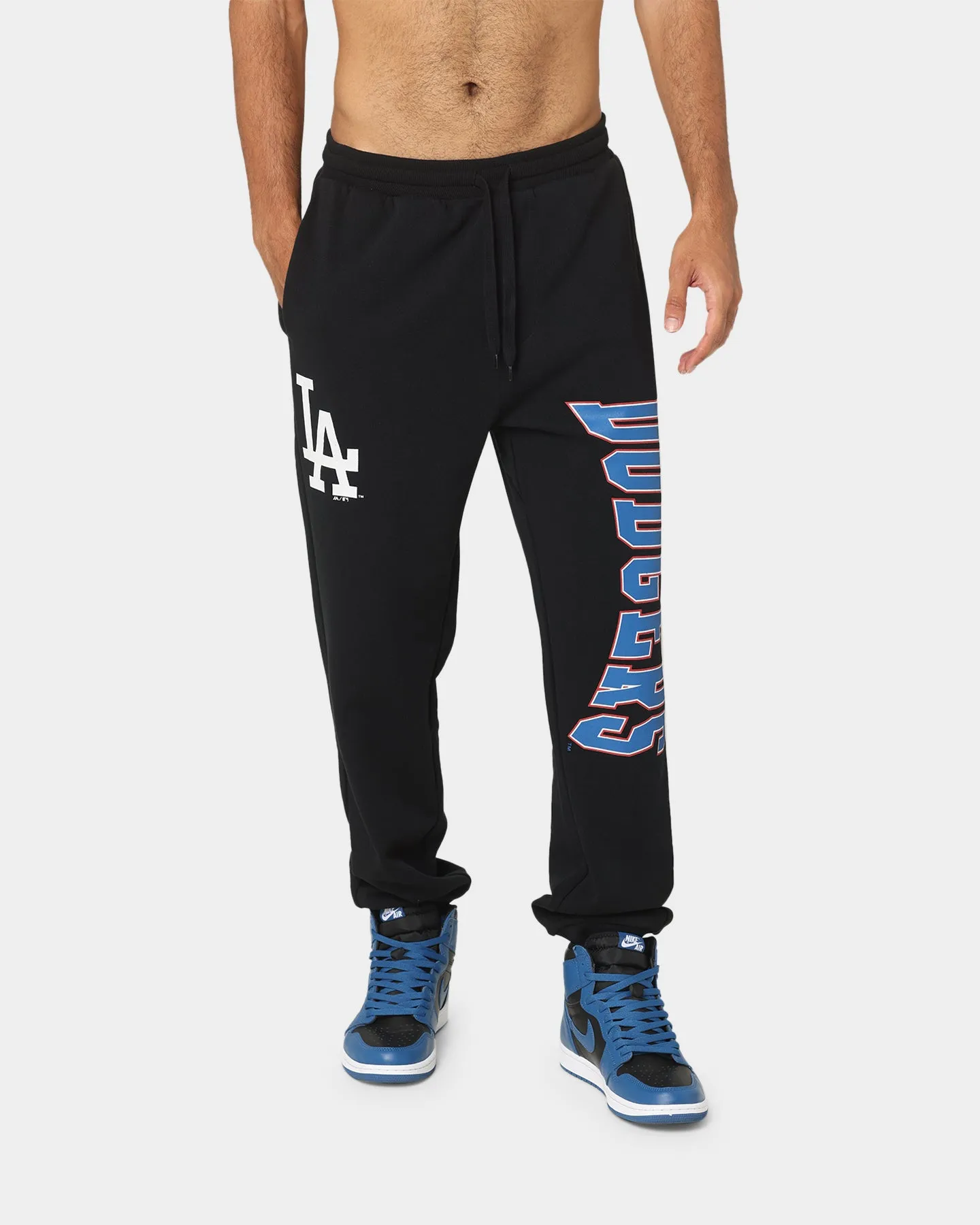 Majestic Athletic Los Angeles Dodgers Vintage Sports Arch Track Pants Faded Black