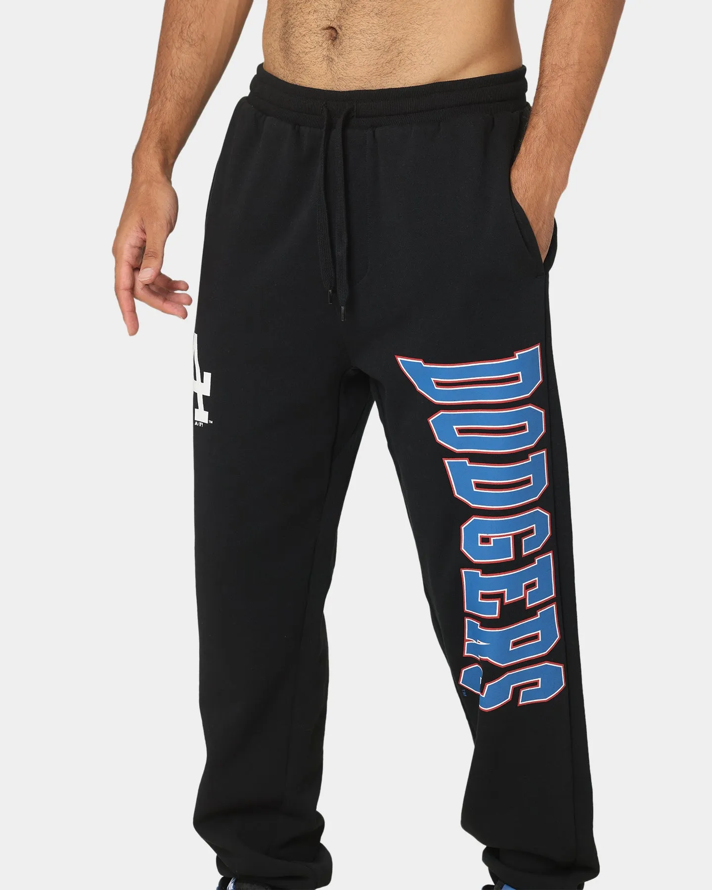 Majestic Athletic Los Angeles Dodgers Vintage Sports Arch Track Pants Faded Black