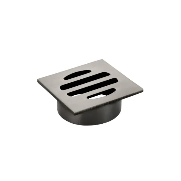 Meir Square Floor Grate Shower Drain 50mm Outlet - Shadow