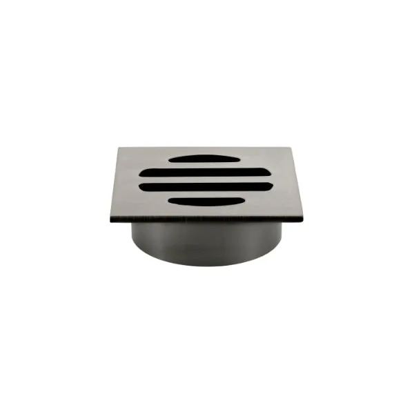 Meir Square Floor Grate Shower Drain 50mm Outlet - Shadow