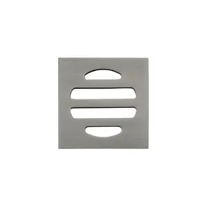 Meir Square Floor Grate Shower Drain 50mm Outlet - Shadow