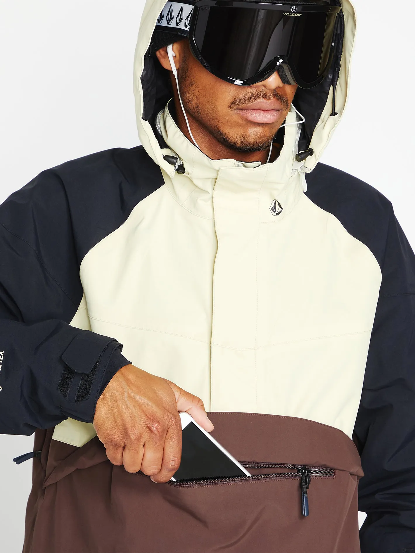 Melo Gore-Tex Pullover Jacket - Khaki