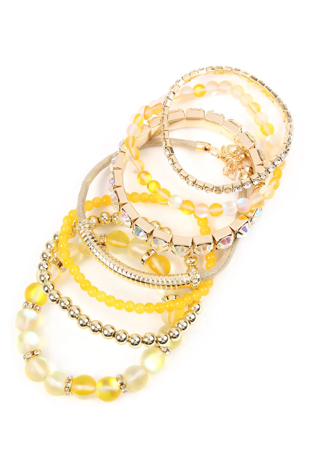 MERMAID GLASS STRETCH BRACELET SET