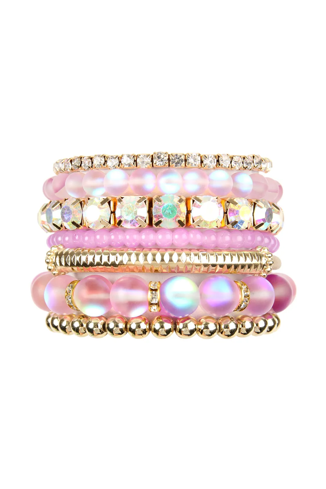 MERMAID GLASS STRETCH BRACELET SET