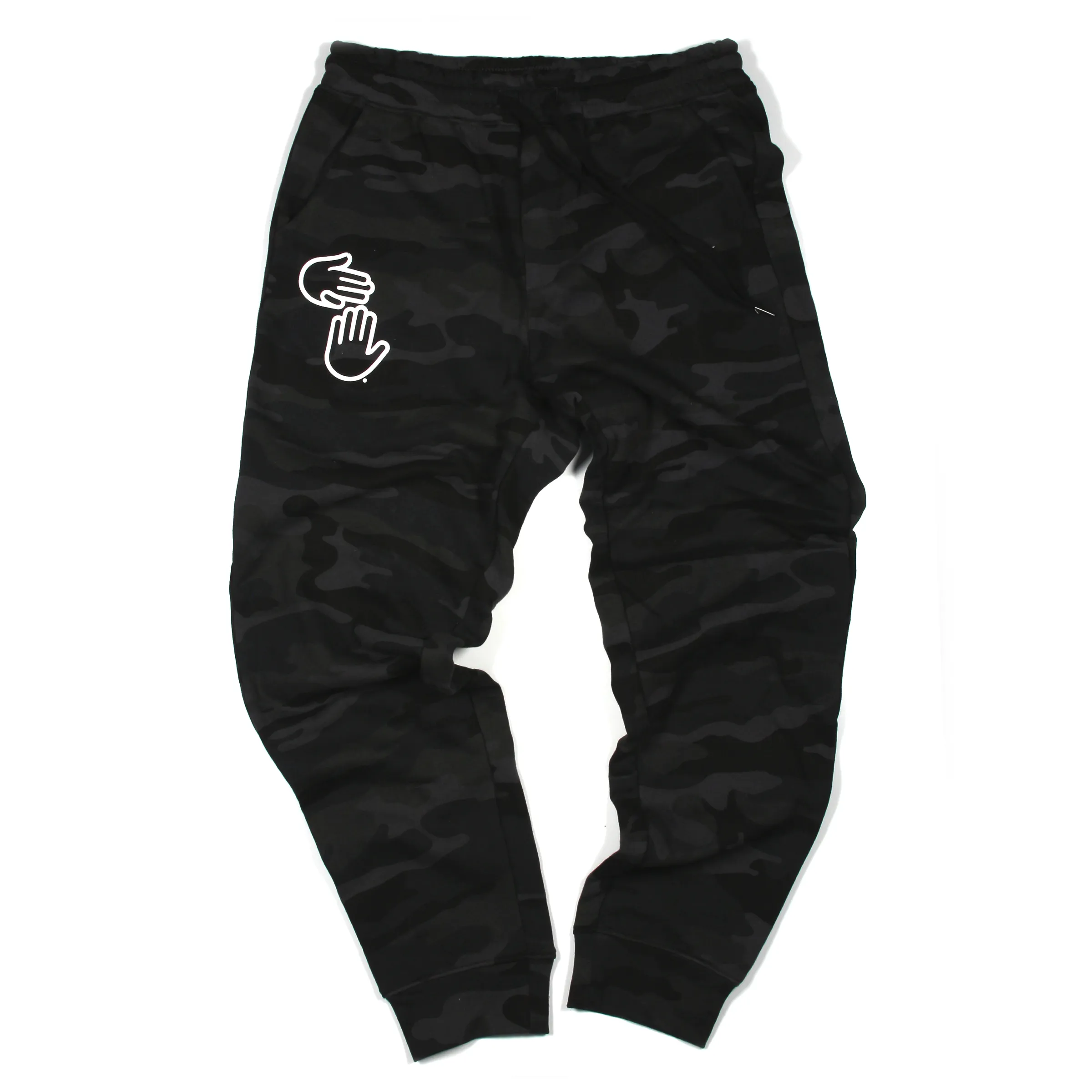 Michigan Hands Jogger Pants (Black Camo)