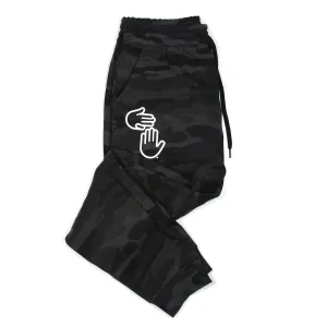 Michigan Hands Jogger Pants (Black Camo)