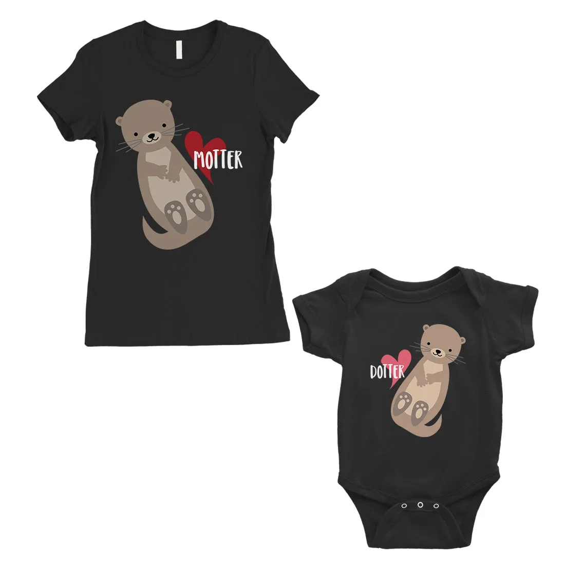 Motter Dotter Mom and Baby Matching Gift Shirts