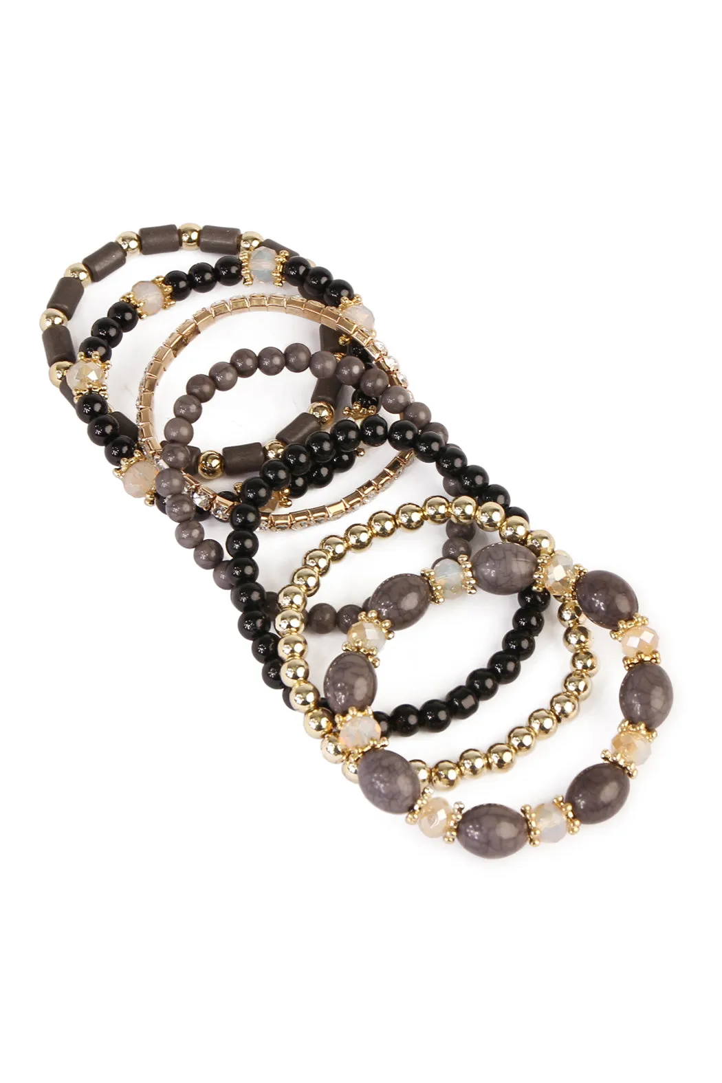 MULTIBEAD STACKABLE BRACELET/6PCS