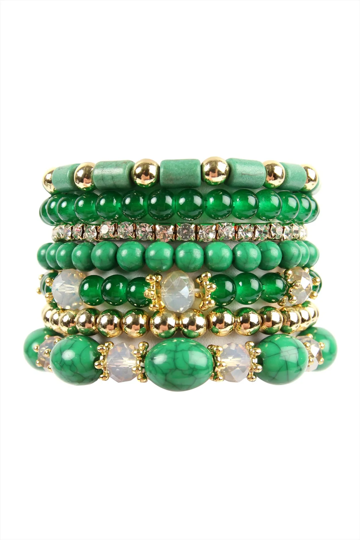 MULTIBEAD STACKABLE BRACELET/6PCS