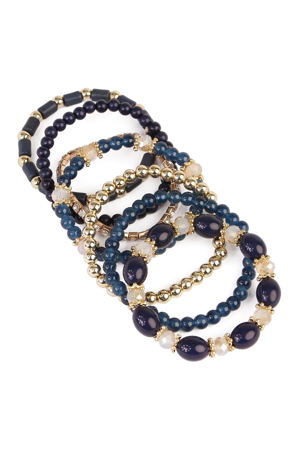 MULTIBEAD STACKABLE BRACELET/6PCS