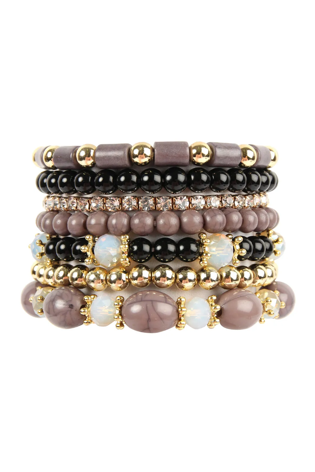 MULTIBEAD STACKABLE BRACELET/6PCS