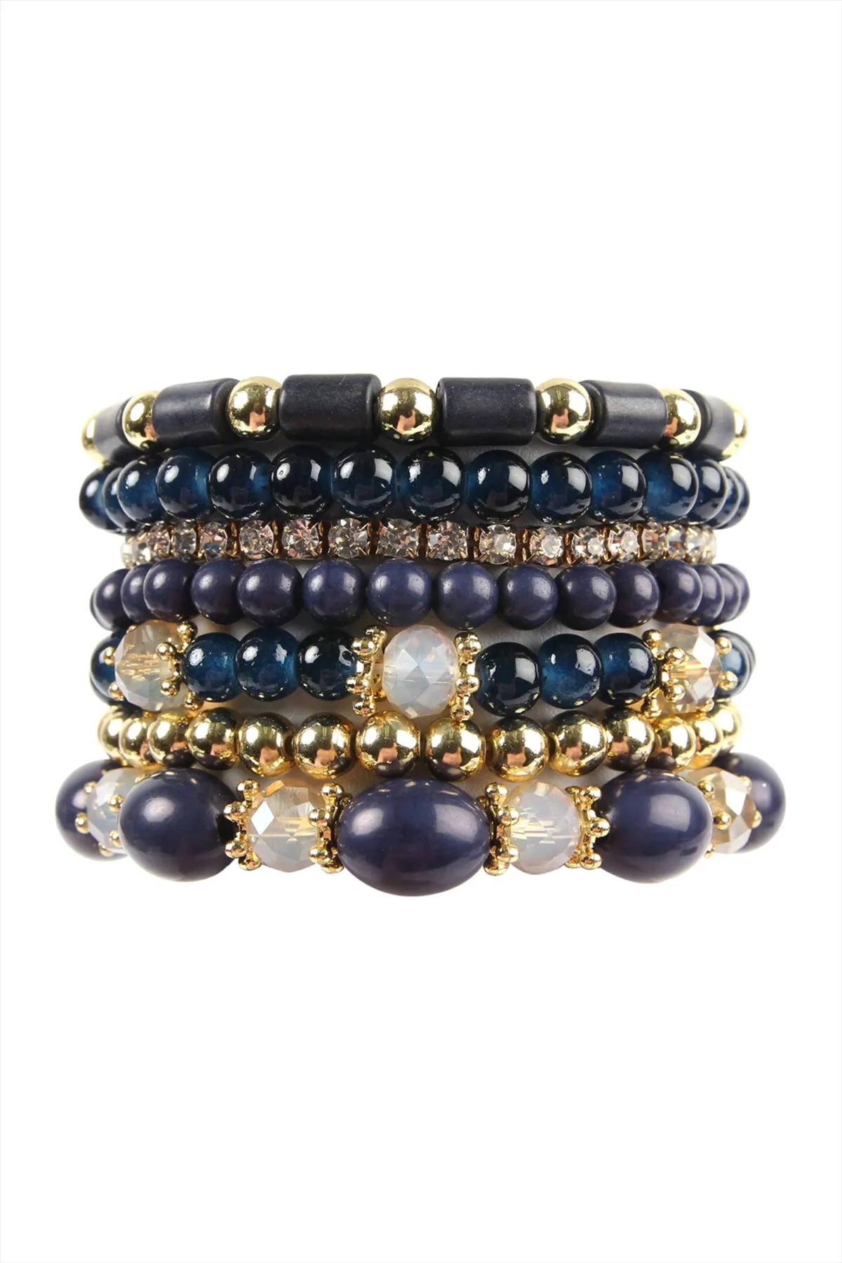 MULTIBEAD STACKABLE BRACELET/6PCS