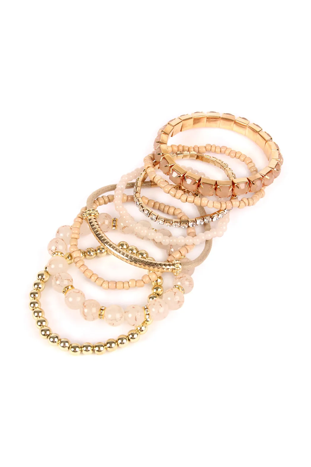 MULTIPLE LINE CLASSY STACK BRACELET