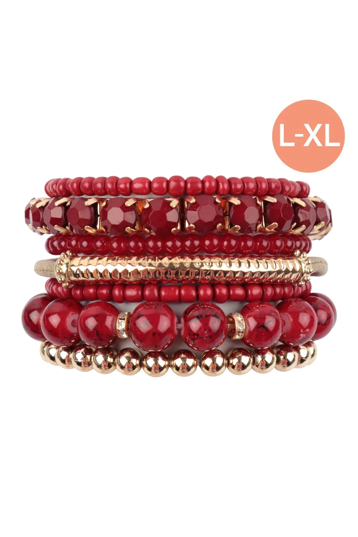 MULTIPLE LINE CLASSY STACK BRACELET