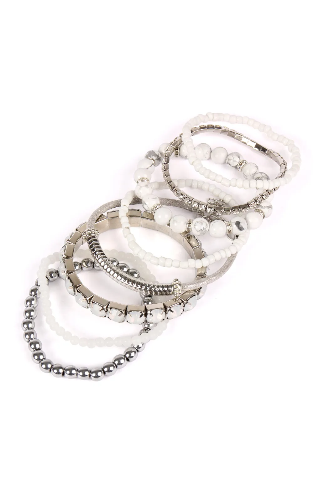 MULTIPLE LINE CLASSY STACK BRACELET