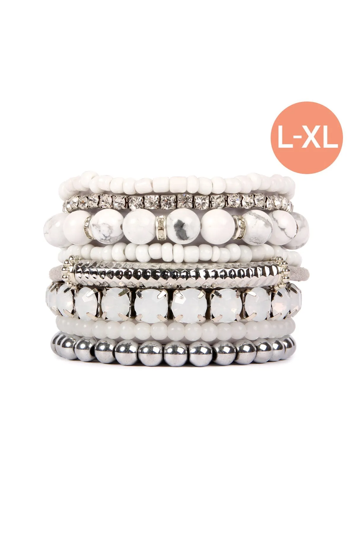 MULTIPLE LINE CLASSY STACK BRACELET