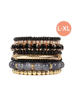 MULTIPLE LINE CLASSY STACK BRACELET