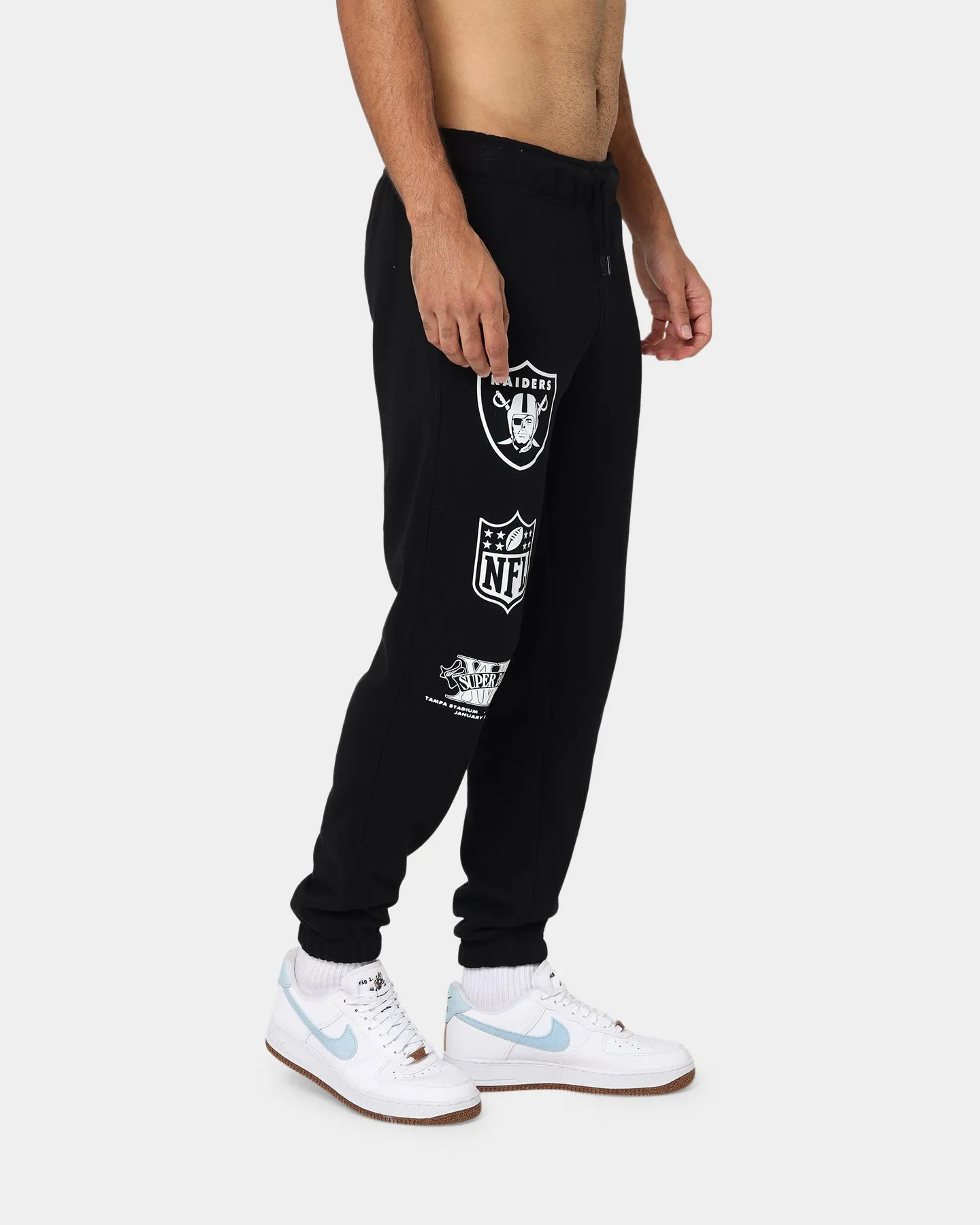 New Era Las Vegas Raiders Track Pants Black/White