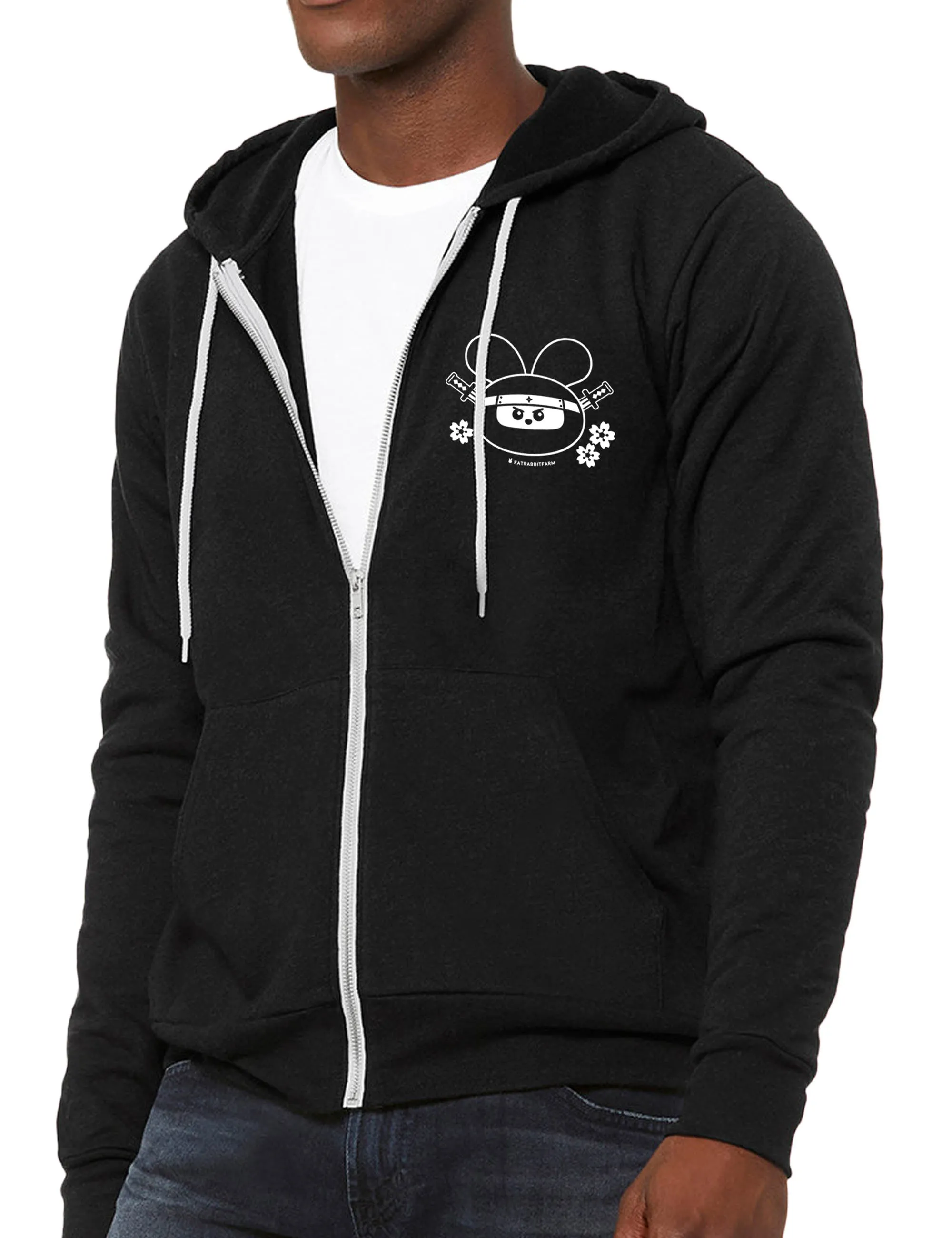 Ninja Blossom Unisex Zip-up Hoodie