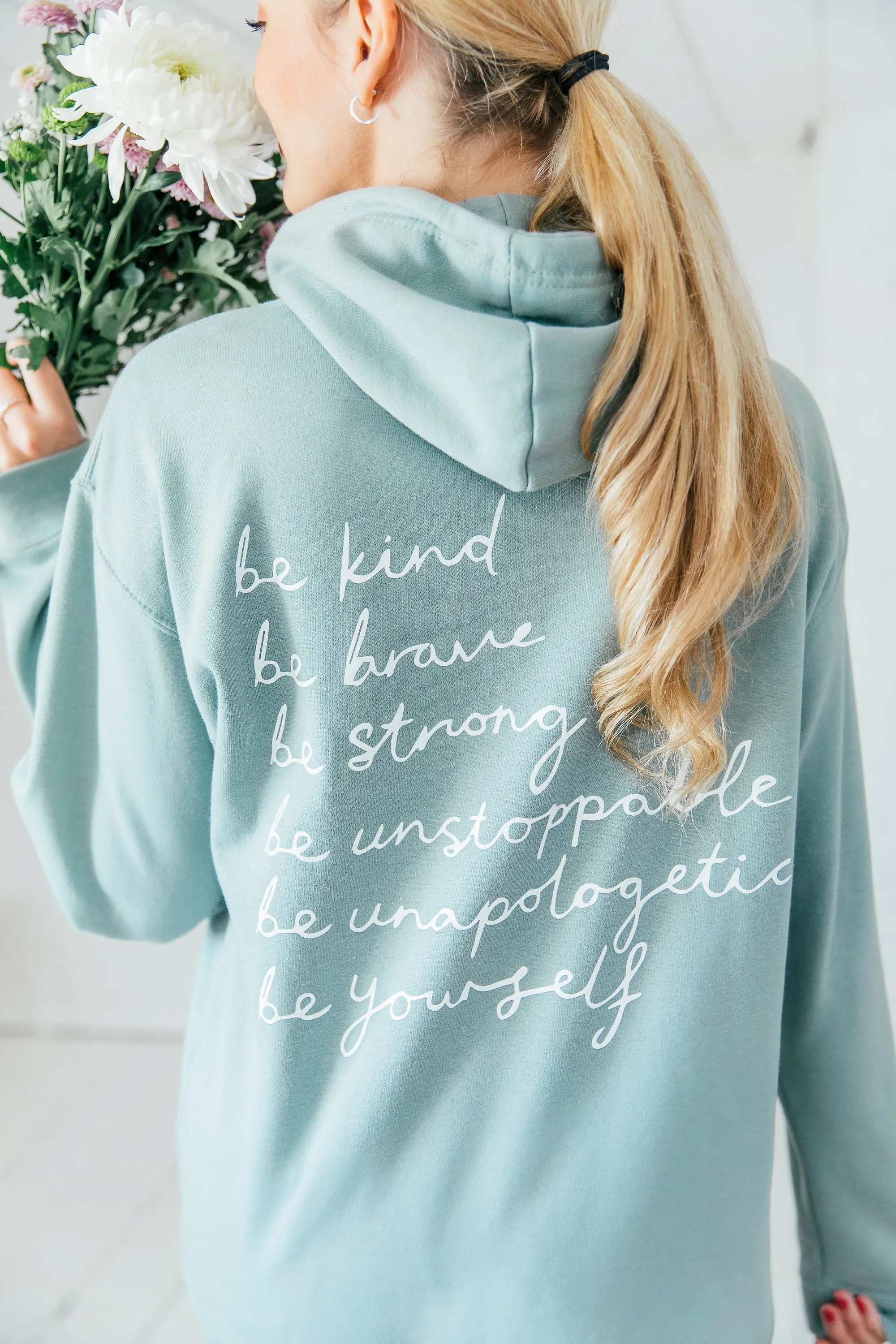 O&F BE Hoodie - Sage Green