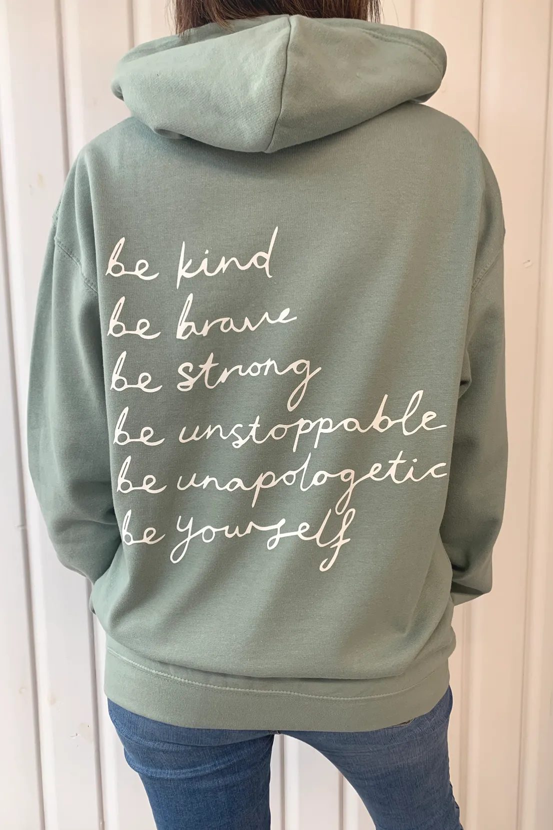 O&F BE Hoodie - Sage Green