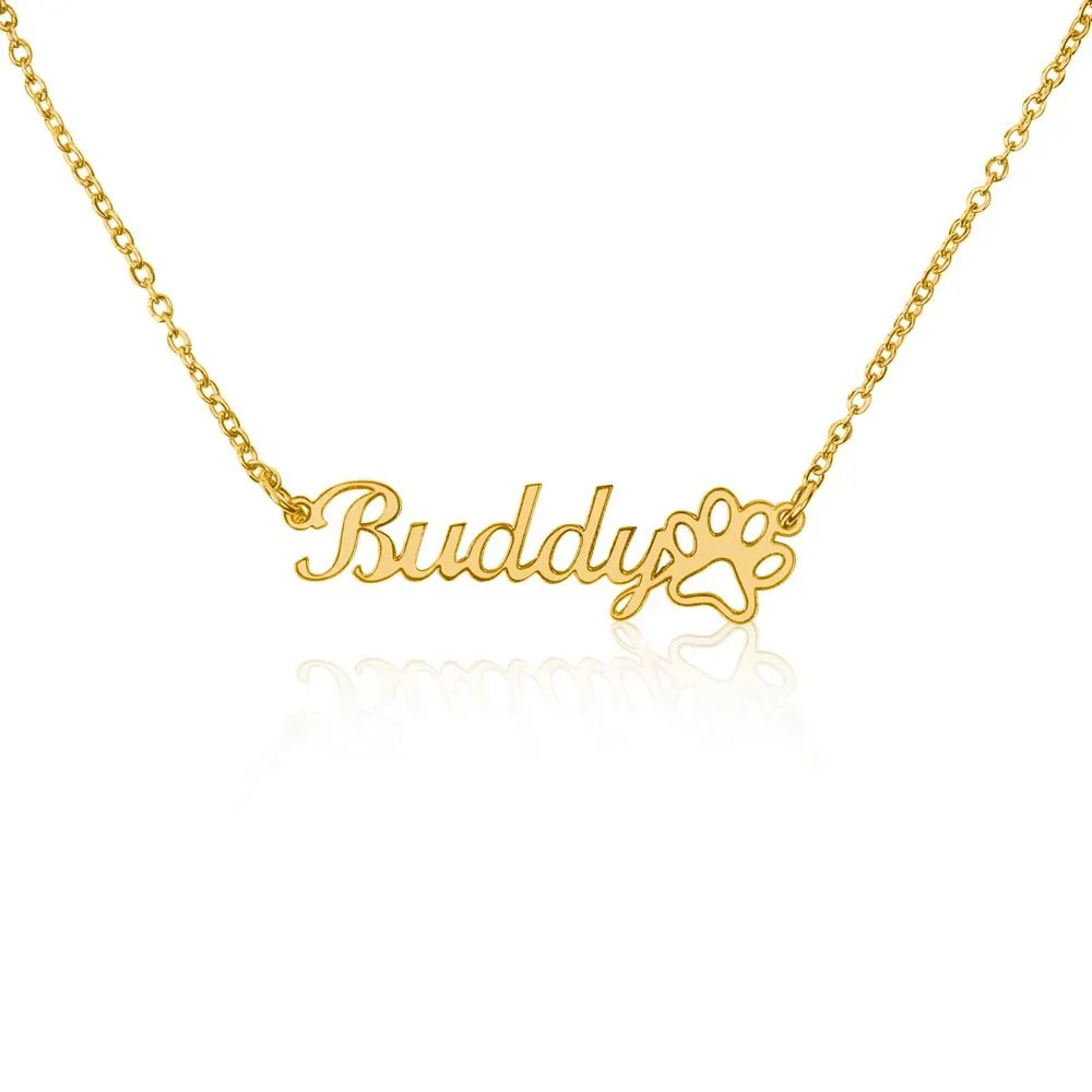 Pawsome Personalized Necklace