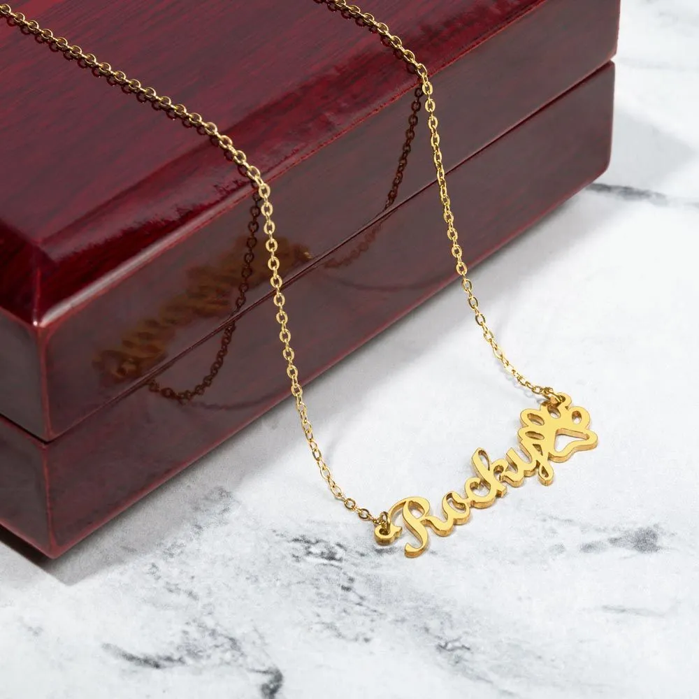 Pawsome Personalized Necklace