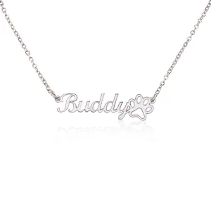 Pawsome Personalized Necklace